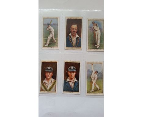 MIXED, complete & part sets, inc. Players, Cricketers 1934 & 1938, AC & DS; Wills, Cricketers 1928 & 2nd, Allied Army Leaders