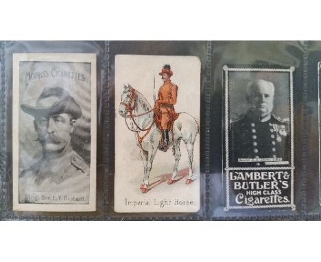 MILITARY, odds, inc. Hill Naval Series (5), Lambert & Butler Admirals (Bainbridge, Adeane & Campion), Morris Boer War Celebri