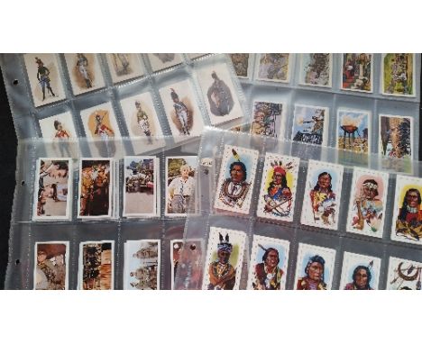 TRADE, complete (17) & part sets, inc. Comet Olympics, Primrose Dad's Army, Northern Co-op Weapons, Payne American Indian Tri