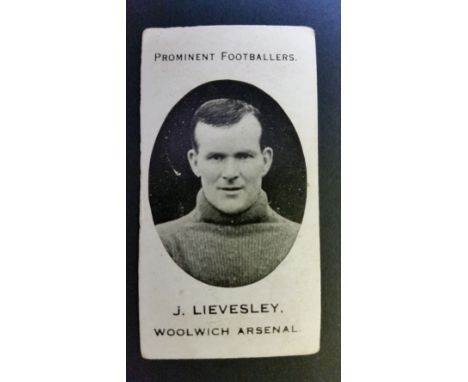 TADDY, Prominent Footballers, Lievesley (Woolwich Arsenal), London Mixture back, corner knocks, G