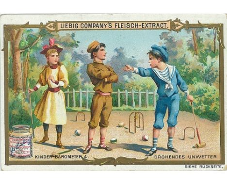 LIEBIG, Children's Barometer, complete S.437, German, G to VG, 6