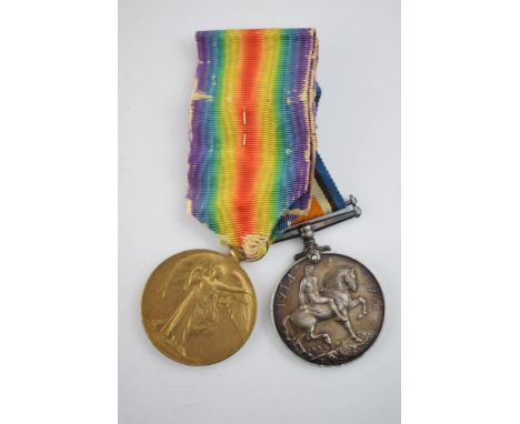 World War One pair of medals to include silver 1914-1918 medal and 'The Great War for Civilisation' medal, both with ribbons,