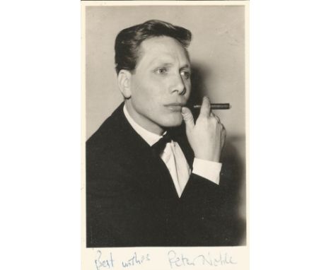 Peter Noble signed 6x4 black and white vintage photo. Peter Noble was born on June 18, 1917 in London, England. He is known f