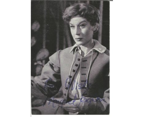 Margaret Leighton signed 6x4 black and white vintage photo. Margaret Leighton, CBE 26 February 1922 - 13 January 1976, was an