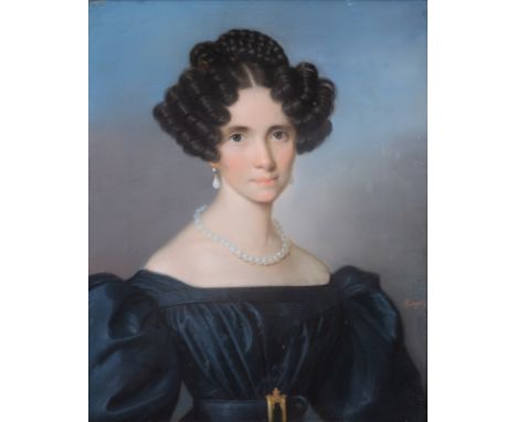 Riegel, AlbertTätig München 1820/183029 x 23,5 cmPortrait der Fanny Braun geb. Miller (1797-1869), Kinderfrau von Prinzregent