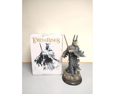 Lord of the Rings. Sideshow Collectibles 2013 exclusive limited edition Twilight Witch King figurine no 057/300. Boxed. H47cm