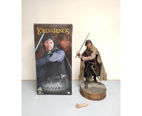 Lord of the Rings. Sideshow Collectibles Premium Format limited edition 1:4 scale Aragorn figurine no 145/850. Boxed. H54cm 