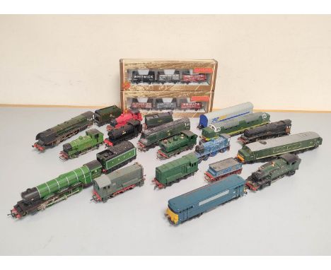Collection of 00 gauge locomotives and shunters to include a Hornby Dublo BR&nbsp;Coronation Class 4-6-2 No 6224 'Princess Al