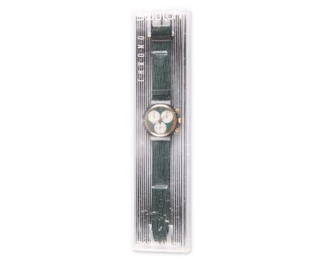 A SWATCH CHRONOGRAPH WATCH, Rollerball, reference SCB107, circa 1990CONDITION REPORTWatch is not currently functioning, new b