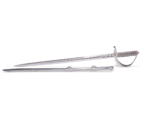 A GEORGE VI SILVER NOVELTY LETTER OPENER,&nbsp;by Asprey &amp; Co Ltd, London 1942, in the form of a George VI Infantry Offic