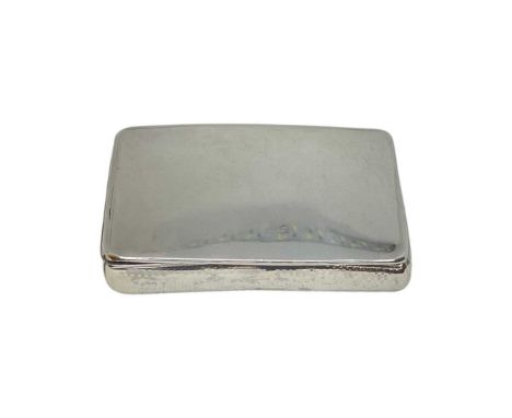 Silver Snuff Box London 1827 by Alexander j Strachan approx 8 cm wide by 4.5 cm  Condition report: Good Condition