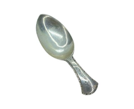 Early Dutch Silver Caddy Spoon. Hendries de Hoop, Amsterdam c1800. 12 g9 cmsCondition report: Good