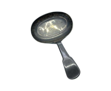 Georgian Silver Caddy Spoon. London 1813. 12 g. Maker: JS. Of plain formLength 8 cmsCondition report: Very good.