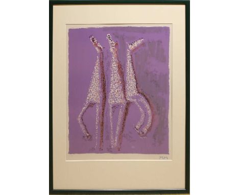 ^ MARINO MARINI (ITALIAN, 1901-1980) 'AQUARIUS', signed l.r., artist proof lithograph53 x 42 cmQty: 1