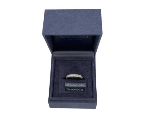 18 carat Gold Diamond Set Eternity Ring. Colour G, Clarity SI 1, Carat Weight: 100. carat. With all supporting documentation,