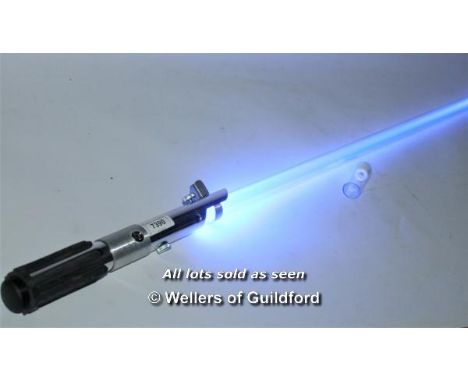 *Star Wars: custom made 'Skywalker' light up lightsaber replica (Lot subject to VAT) LQD94