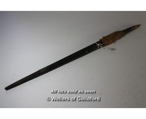 An African stabbing stick, 57cm.