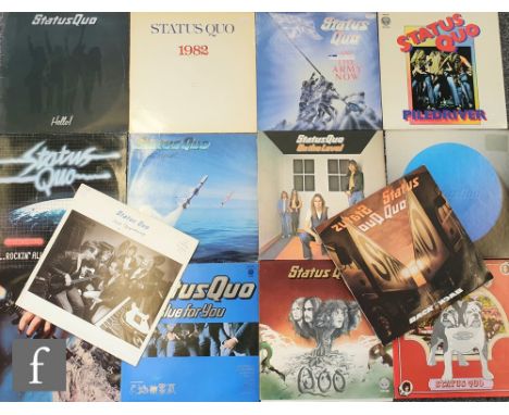 A collection of Status Quo LPs, to include Dog Of Two Head, NSPL18371, Stereo, repressing, On The Level, 9102 002, Quo 9102 0