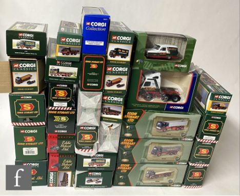 A collection of assorted Eddie Stobart diecast models mostly Corgi / Lledo, to include CC86515 The New Mini Cooper, 59601 For