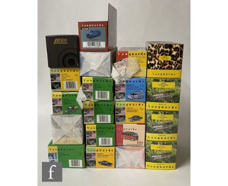 Twenty Lledo / Corgi Vanguards 1:43 and 1:64 scale diecast models, to include Hidden Treasures, Boy Racers etc, all boxed. (2