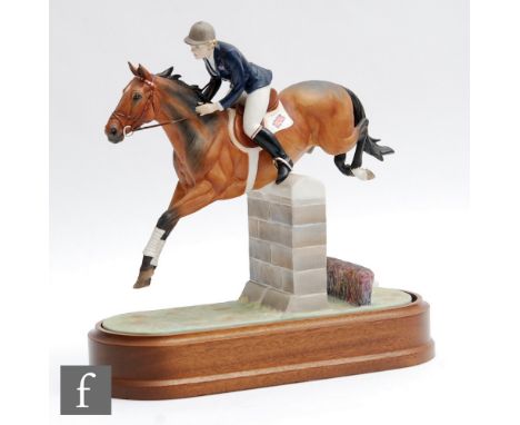 A boxed limited edition Royal Worcester equestrian study modelled by Doris Lindner titled Stroller and Marion Coakes, numbere