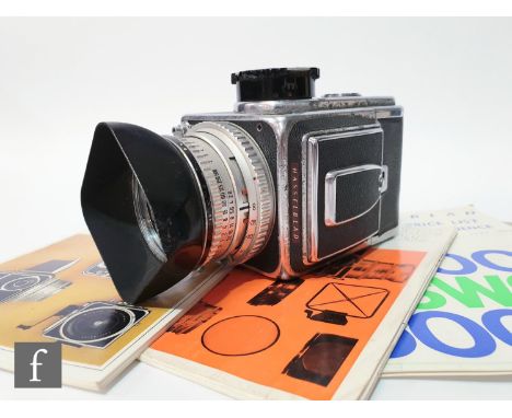 A 1958 Hasselblad 500C single-lens reflex camera outfit, serial number CR31300, fitted with a Carl Zeiss planar 1:2.8 80mm le