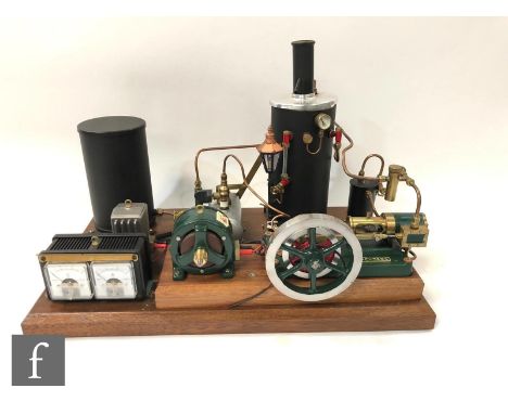 A 'Perseus' Heritage No. P420 with boiler CH528 steam plant, gas fired with water cistern, vertical boiler, single cylinder h