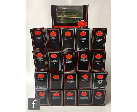 Twenty one Exclusive First Editions 1:76 scale diecast model buses, all boxed. (21) 