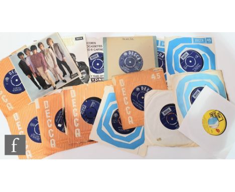 A collection of Rolling Stones 7 inch singles and EPs, to include Five by Five DFE 8590, Mono, The Rolling Stones DFE 8560, M