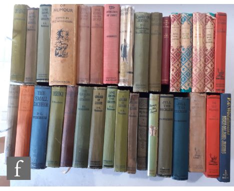 A large quantity of P. G. Wodehouse novels to include 'Money in the Bank', published by Herbert Jenkins Ltd., 1931, first edi