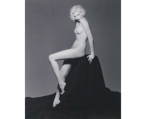 Patrick Demarchelier (French b.1943) Portrait of Nadja Auermann, Paris 1994, Gelatin Silver Print, numbered 3/20, measurement