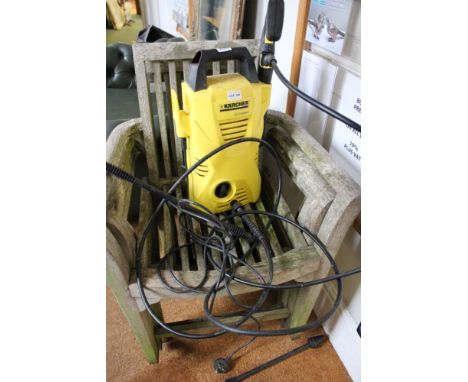 A Karcher K2 compact pressure washer 