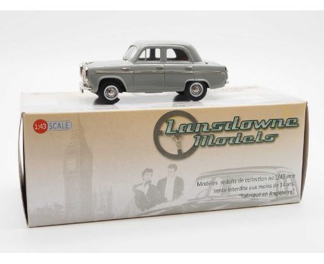 A LANSDOWNE MODELS 'LDM 59A' hand built white metal, 1:43 scale model of a 1955 Ford Prefect 100E - damaged tyre to front lef