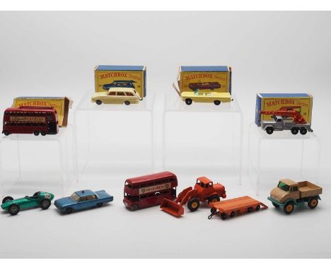 A group of boxed and unboxed MATCHBOX Regular Wheels, to include a 38b Vauxhall Victor estate car and a 39b Pontiac convertib