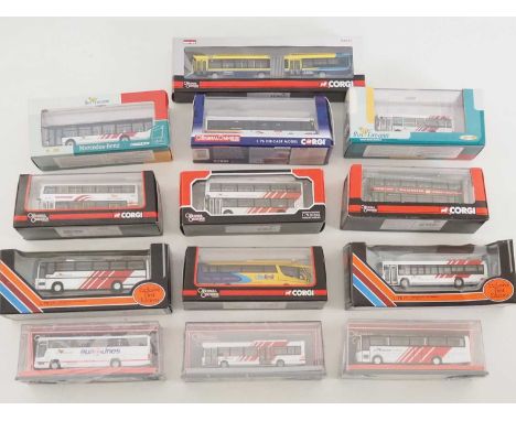 A group of Irish outline 1:76 scale bus models by EFE, CORGI OOC and CREATIVE MASTER NORTHCORD - VG/E in VG boxes (13)