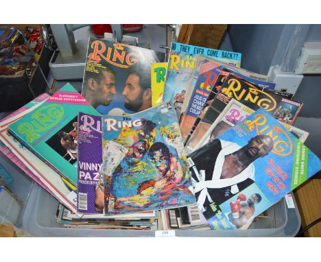 Three Ring 1970’s and 80’s American Boxing Magazines