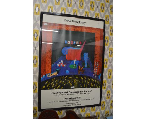 David Hockney Exhibition Poster 1981