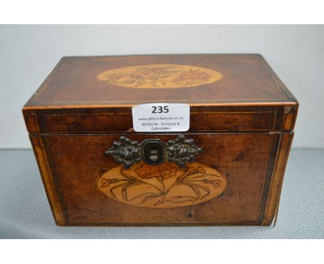 Inlaid Georgian Tea Caddy