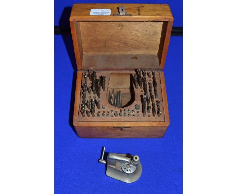 Cased Set of Watch Maker's Staking Tools 