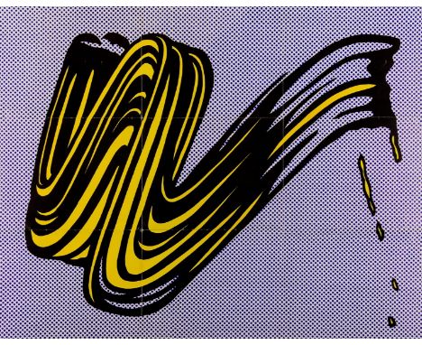 Roy Lichtenstein (1923-1997)Brushstroke (The Leo Castelli Gallery, 1965)Offset lithograph printed in colours, 1965, from an u