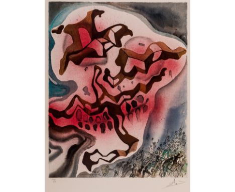 ** δ Salvador Dalí (1904-1989)Aliyah. On The Shores Of Freedom (Field 68-1-C)Lithograph printed in colours, 1968, signed in p
