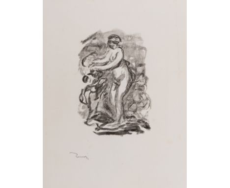 Pierre-Auguste Renoir (1841-1919)Femme au Cap de Vigne, Variante (Delteil 45, Stella 45)Lithograph, 1904, the edition was 100