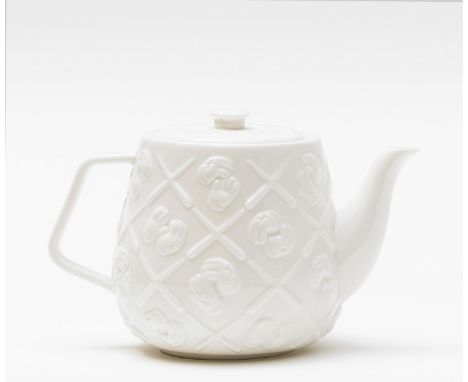 KAWS (b.1974)TeapotCeramic teapot, 2020, from the edition of 1000, published by DDT, Hong Kong, in the original box, overall 