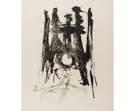 δ Salvador Dalí (1904-1989)Dalí à Gaudi (Field 72-4)Lithograph printed in colours, 1972, signed in pencil, numbered from the 