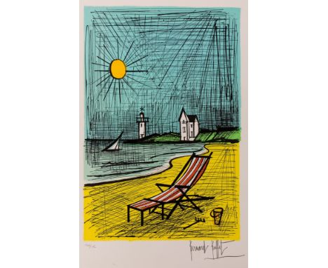 δ Bernard Buffet (1928-1999)Deck ChairLithograph printed in colours, signed in pencil, numbered from the edition of 150, prin