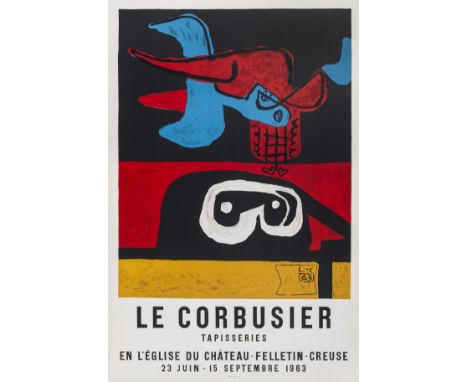δ Le Corbusier (1887-1965)Affiche pour la TapisseriesLithograph printed in colours, 1963, printed by Mourlot, Paris, on wove 