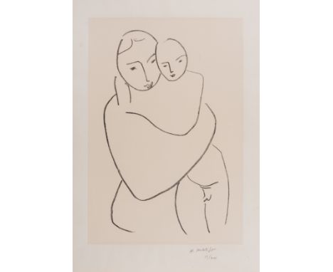 δ Henri Matisse (1869-1954)Vierge et Enfant  (Duthuit 653)Lithograph, 1950-51, signed in pencil, numbered from the edition of