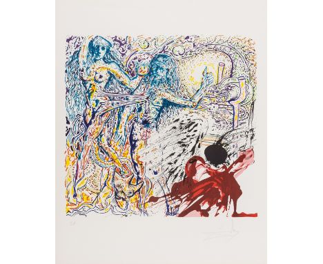 δ Salvador Dalí (1904-1989)Il Paradiso Perduto (Field 74-5-N)Lithograph printed in colours, 1974, signed and inscribed EA in 