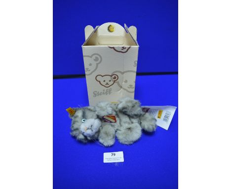 Steiff Whiskas Grey Cat (18cm) 