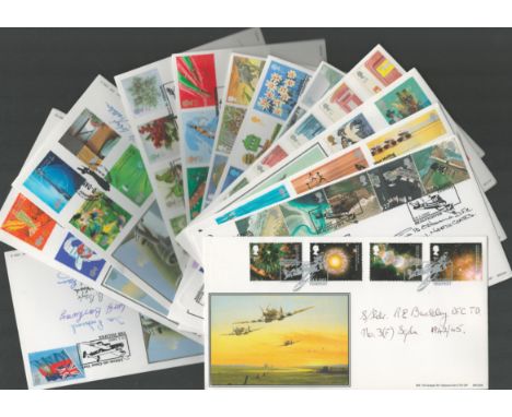 Superb BHC Official FDC's by Ivan Berryman Collection of 58, All Signed Covers. Signatures include Bob Doe, John Cunningham, 